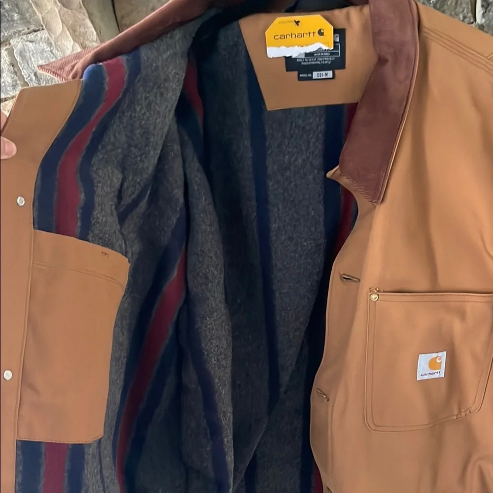 COPY - Carhartt Brown Work Jacket - Picture 5 of 8